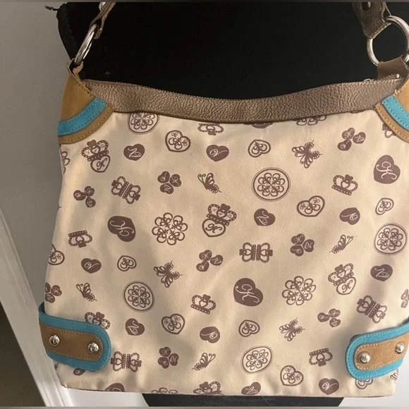 Kathy Van Zeeland Logo Print Shoulder Bag | Y2K - Picture 2 of 6